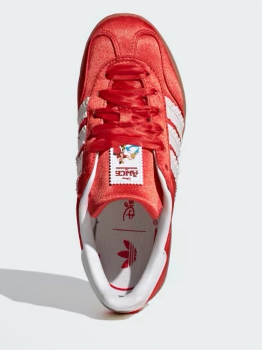 Brand new with tags DISNEY Kids Red Samba Sneakers - fits a size 6 in women’s